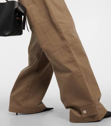 Pantaloni cargo in cotone a gamba larga | Ami Paris
