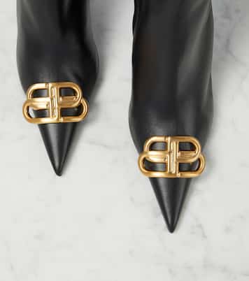 Knife BB leather knee-high boots | Balenciaga