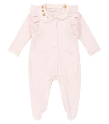 Baby - Jumpsuit corta in misto cotone | Monnalisa