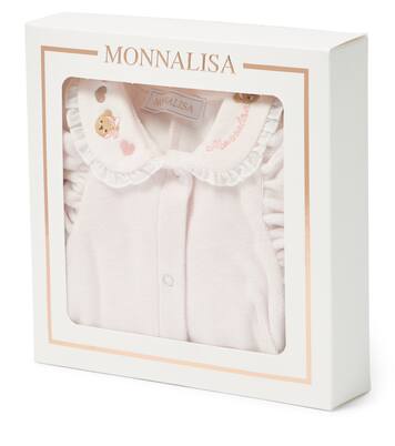 Baby - Jumpsuit corta in misto cotone | Monnalisa