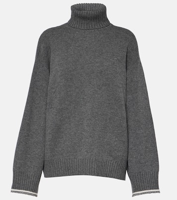 Wool and silk blend sweater | Brunello Cucinelli