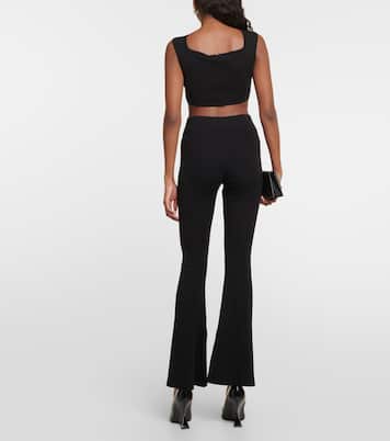 x EmRata pantalones flared Morrison en mezcla de algodón | AG Jeans