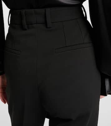 Milano high-rise jersey flared pants | Dolce&Gabbana