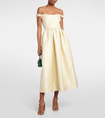 Vestido midi con hombros descubiertos | Markarian