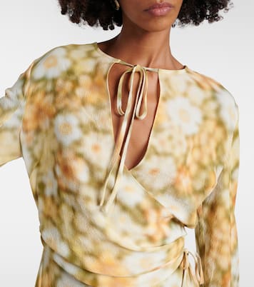 Abito a portafoglio con stampa floreale | Acne Studios