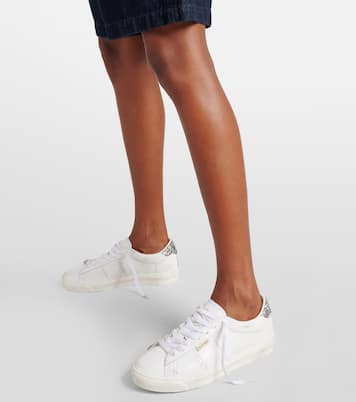 Sneakers Matchstar aus Leder mit Glitter | Golden Goose