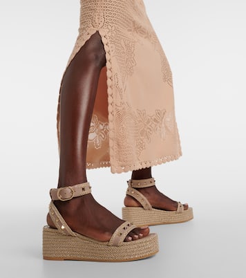 Sandalias Rockstud de piel | Valentino Garavani