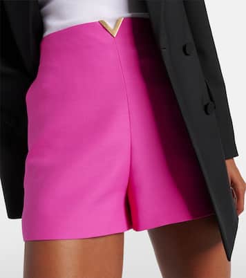 Shorts VGold in Crepe Couture | Valentino