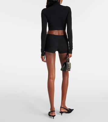 Mini-jupe Cycling en crêpe | Balenciaga