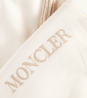 Logo wool and cotton sweater and sweatpants set | Moncler Enfant