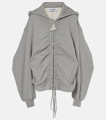 Sudadera con capucha en jersey fruncido | The Attico