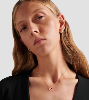 Collana a catena Arrow in oro 18kt con diamanti | FoundRae