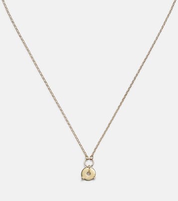 Collana a catena Arrow in oro 18kt con diamanti | FoundRae