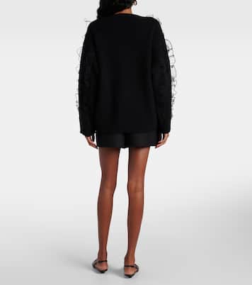 Pull brodé en laine | Valentino