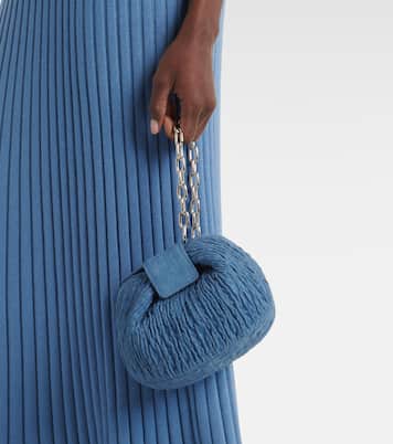 Cartera con cadena Demi en denim | Gabriela Hearst