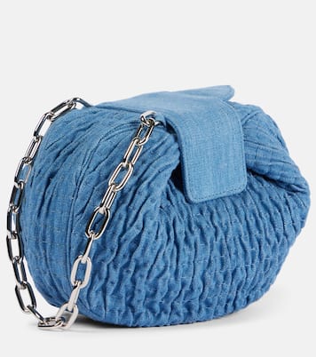 Cartera con cadena Demi en denim | Gabriela Hearst