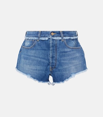 Fringed denim shorts | Alanui