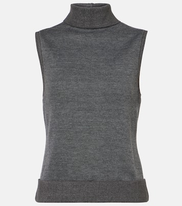 Top White Label Sandrine de mezcla de algodón | Proenza Schouler