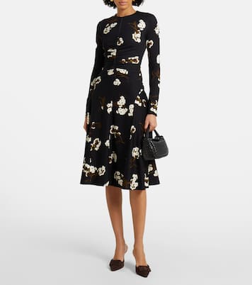 Abito midi con stampa | Erdem