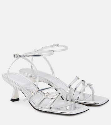 Sandali Teresa 60 in pelle metallizzata | Souliers Martinez