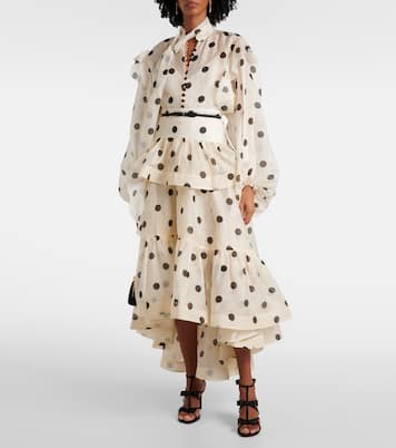 Sandali Tux 85 in raso con fiocco | Zimmermann