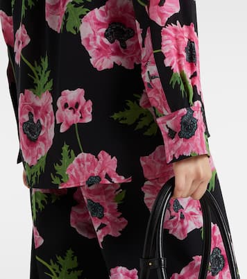 Camicia Poppy in seta con stampa | Stella McCartney