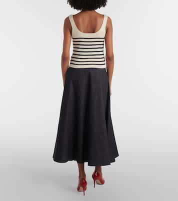 Tank top Stevie de seda y algodón | Altuzarra