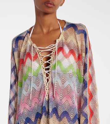 قفطان لاميه متعرج | Missoni