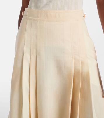 Lerna virgin wool midi skirt | Gabriela Hearst