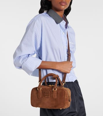 Borsa Arcadie Mini in suede | Miu Miu