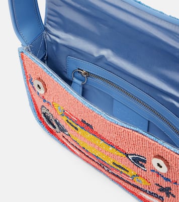 Verzierte Schultertasche Tommy  | Staud