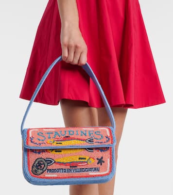 Verzierte Schultertasche Tommy  | Staud