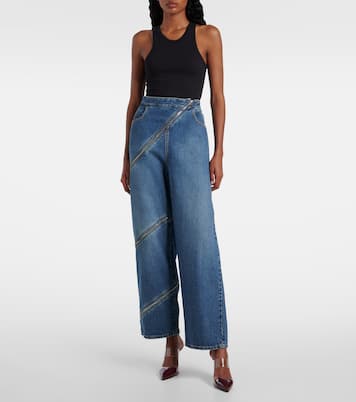 Mules Le Cœur 90 mit Lackleder | Alaïa