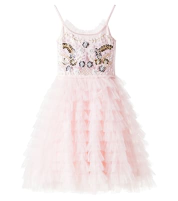 Golden Daisies embellished tulle dress | Tutu Du Monde