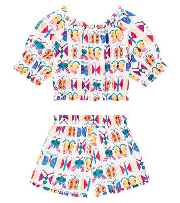 Set de top y shorts Borbo Cosmo de algodón | Fábula