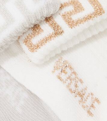 Baby Set La Greca aus zwei Paar Socken | Versace Kids
