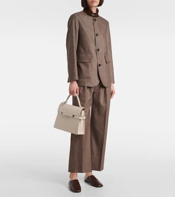Tote Tempête MM aus Leder | Delvaux