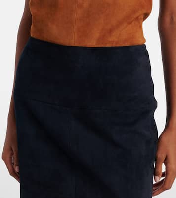 Gin suede pencil skirt | Stouls