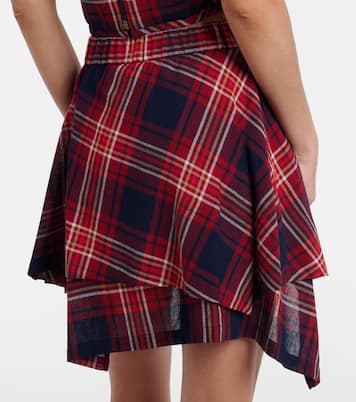 Plaid asymmetric miniskirt | Vivienne Westwood