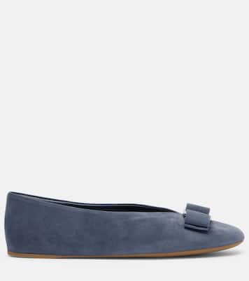 Ballerinas Vanna aus Veloursleder | Ferragamo
