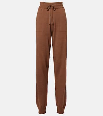 Knitted virgin wool straight-leg pants | Tod's