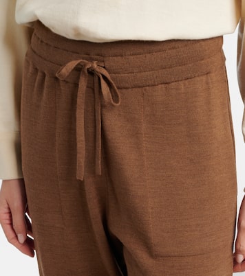 Knitted virgin wool straight-leg pants | Tod's