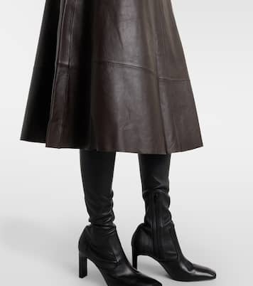 Midirock aus Leder | Yves Salomon