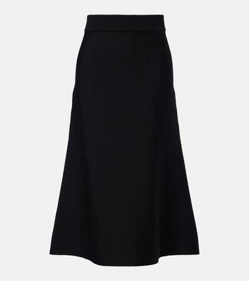 Sharp Ambition wool-blend midi skirt | Dorothee Schumacher