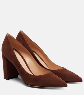 Escarpins Piper 85 en daim | Gianvito Rossi