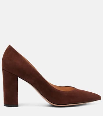 Escarpins Piper 85 en daim | Gianvito Rossi