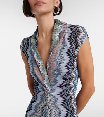 Maxikleid aus Häkelstrick | Missoni