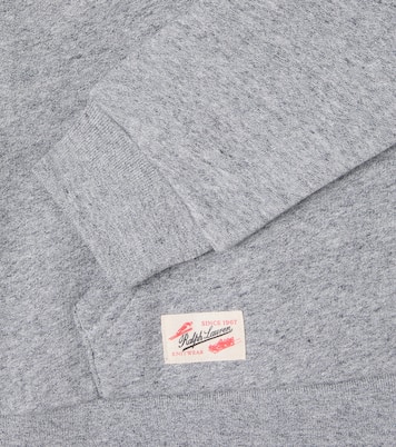 Printed cotton-blend fleece hoodie | Polo Ralph Lauren Kids