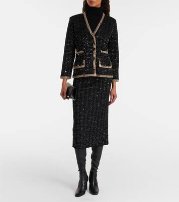 Ceriani tweed cardigan | Veronica Beard
