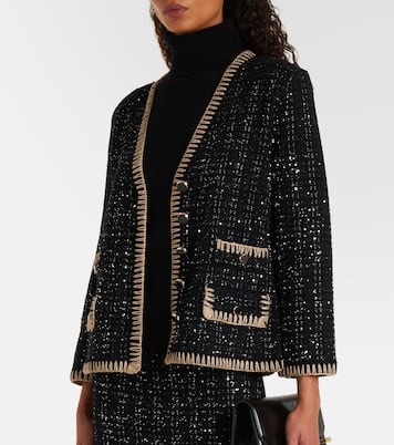 Ceriani tweed cardigan | Veronica Beard